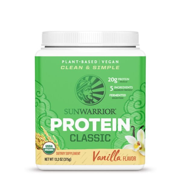 classic protein vainilla 375g sunwarrior proteina