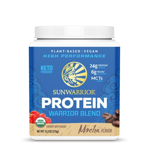 Warrior Blend Protein Mocha 375g Sunwarrior Proteína Vegana Plant Based